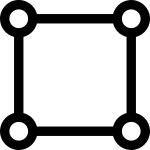 Bounding Box Circles SVG Icon